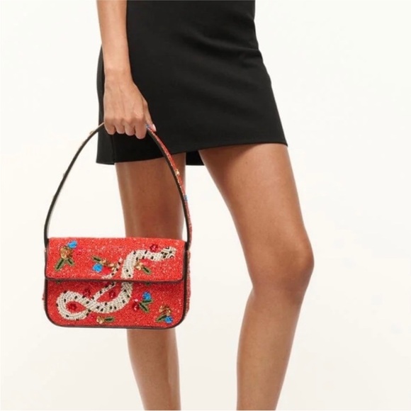 NWT STAUD Tommy Beaded bag - Year of the Snake - Picture 4 of 9